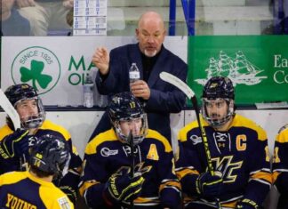 College hockey equipment manager steps in as goalie for crucial NCAA Division I game news-09102024-222038
