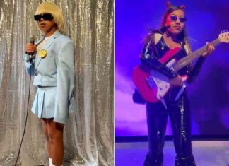 North West Rocks Tyler, the Creator and H.E.R. Halloween Costumes with Props and Wigs news-02112024-172928