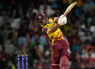 Shai Hope’s Incredible Backfoot Six Over Covers: A Masterclass in Batting news-02112024-190055