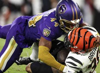 Ravens’ Marlon Humphrey Fined $33,766 for Helmet and Facemask Violations news-17112024-131615