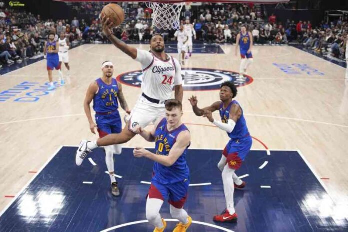 clippers-secure-victory-against-nuggets-with-norman-powells-return-and-james-hardens-37-point-performance