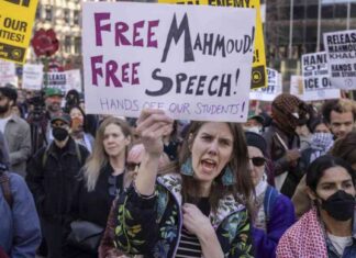 Man arrested for pointing shotgun at LAPD helicopter near Chatsworth rights-of-visa-holders-and-others-amid-pro-palestinian-student-organizer-arrest