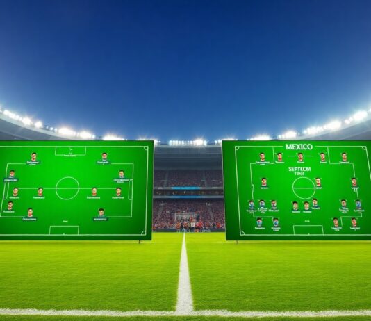 Venezuela National Football Team Vs Mexico National Football Team Lineups