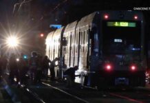 Chaos in Downtown L.A.: Mob Tags Buildings and Trains while Someone Breathes Fire chaos-in-downtown-la-mob-tags-buildings-and-trains-while-someone-breathes-fire