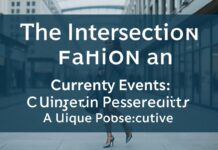 The Intersection of Fashion and Current Events: A Unique Perspective