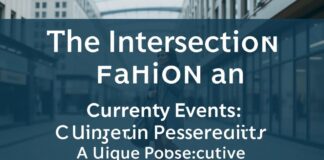 The Intersection of Fashion and Current Events: A Unique Perspective