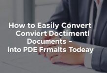 How to Easily Convert Critical Documents into PDF Formats Today How to Easily Convert Critical Documents into PDF Formats Today